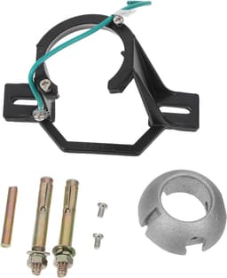 Montagebeugel Plafondventilator - Ventilator Ophanging - Stabiele Ventilatie - Voor Schuine Plafonds - 11.7 cm - Zwart — thumbnail 5