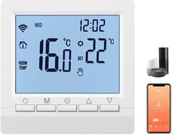 Slimme Thermostaat - Temperatuurregelaar - Verwarming Regelen - Wifi Connectiviteit - 16A - Wit — thumbnail 3