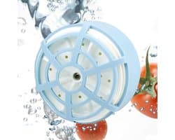 Fruit- en groentewasmachine, groentewasmachine met reinigingsfunctie, keukenhulpmiddel, waterdicht ontwerp (geschikt voor onderdompeling), reinigingstechnologie voor effectieve reiniging
