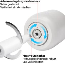 Deze groentesnijder, snoerloze elektrische keukenmachine en miniblender wordt geleverd met een glazen kom van 600 ml en kan worden gebruikt voor het verwerken van vlees, groenten, uien, knoflook, fruit en noten. — thumbnail 2