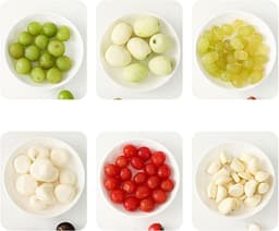 Automatische Schilmachine - Fruithulp Gadget - Snel Fruit Voorbereiden - Gesloten Schoon Ontwerp - 195 x 24 cm - Wit — thumbnail 5