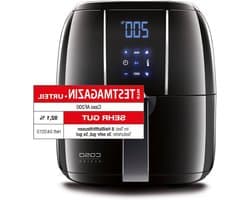 Heteluchtfriteuse - Mini oven - Gezond Frituren - 6 Programma's - 3 Liter - Zwart