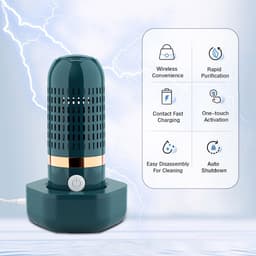 Groente Draadloze USB fruit en groentewasmachine - draagbare voedselreiniger - compact ontwerp - praktisch voor dagelijkse voedselreiniging — thumbnail 5