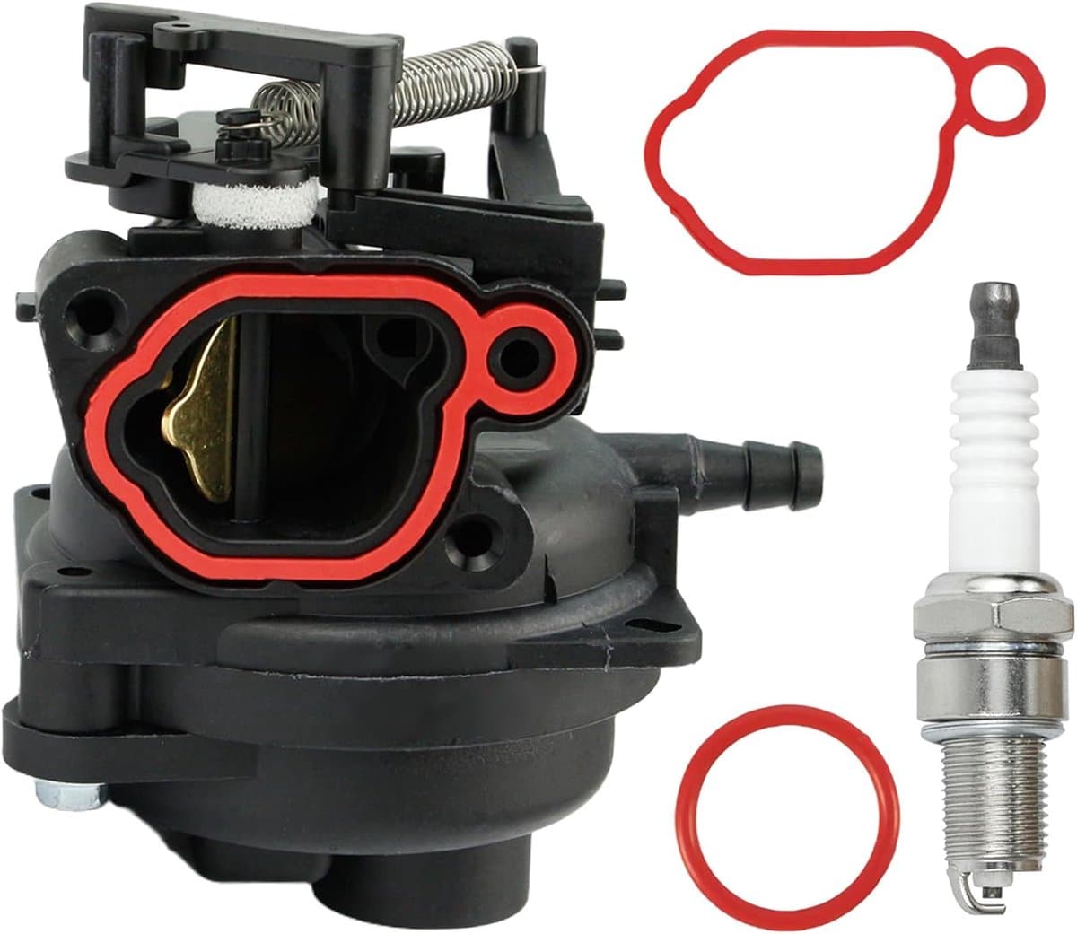 Carburateur Kit - Motor Onderdelen - Grasmaaier Onderhoud - Inclusief Bougie - 8x10x8 cm — afbeelding 1