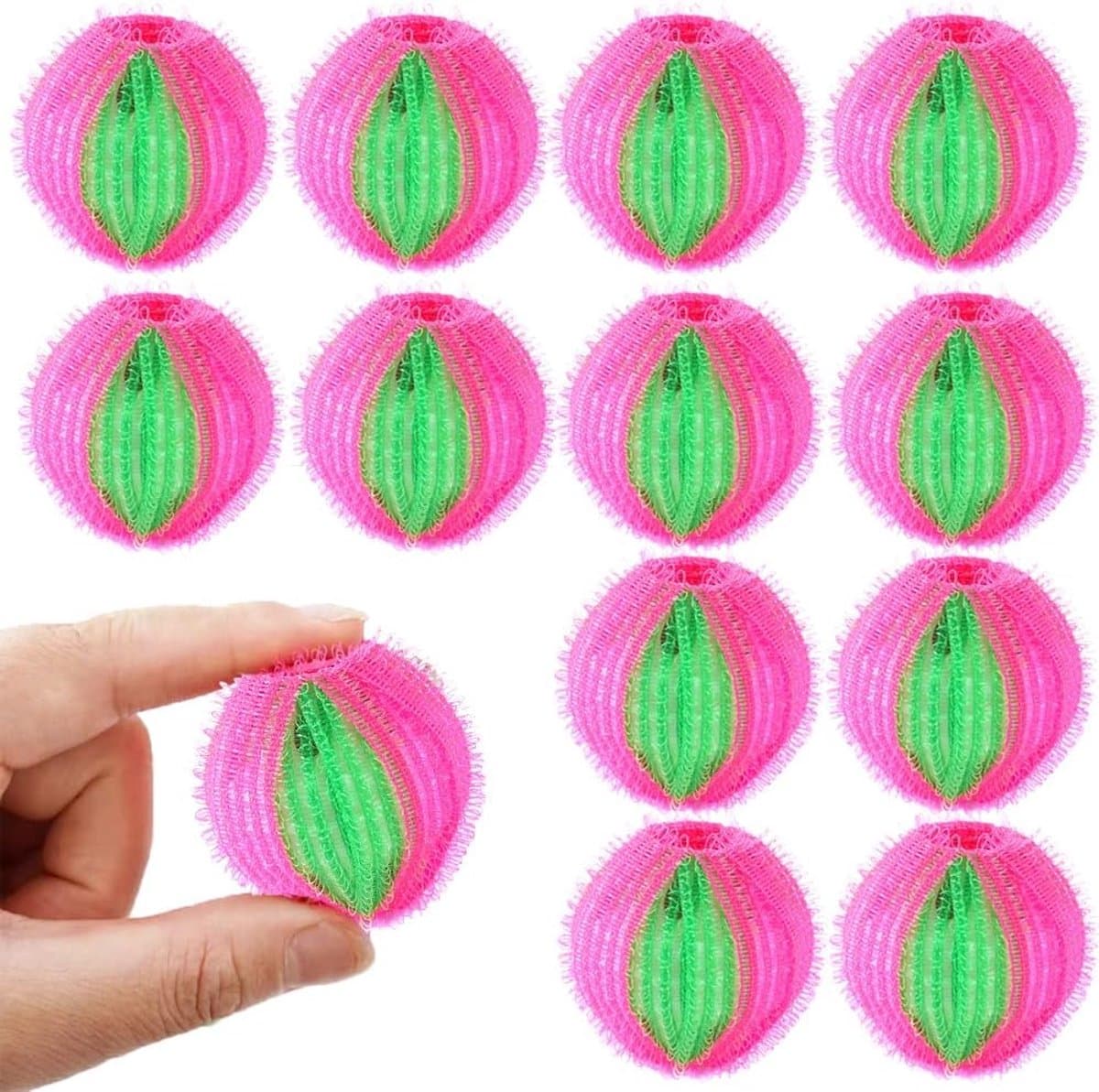 Pet Hair Remover Wasmachine 12 Stuks Wasballen - Lint Verwijderaar - Hondenharen - Kattenharen - Herbruikbaar - Effectieve Wasmachine Accessoires — afbeelding 1