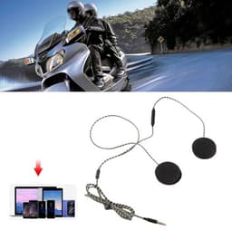 2 stuks helm headset, motorfiets TPE helm headset koptelefoon luidsprekers ondersteuning handsfree bellen — thumbnail 3