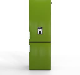 NUNKI LARGEH2O-FGRA / Combi Bottom Koelkast, E klasse, 268l, Waterdispenser, Grass Green, Gloss (FRONT only) — thumbnail 1