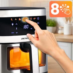 Berdsen BD-656 - Olievrije Frituurpan - 1700W - Zilver - 9,1L — thumbnail 4