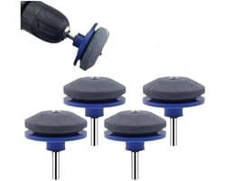 Grasmaaier Slijper - Gereedschap slijpen - Gazononderhoud - Efficiënte slijpkop - 4 stuks - Blauw