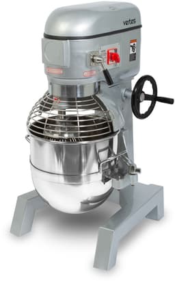 VERTES Professionele deegkneder, deegmachine met planetaire mengarm, inhoud 40 l, roestvrijstalen mengkom, mengblad, deeghaken en garde, 3 snelheden: 80, 160 en 310 tpm — thumbnail 1