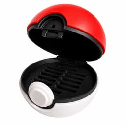 Nintendo Switch Game Card Houder Pokeball - Opbergdoos Voor 12 Games - Game Cartridge Case - Gaming Accessoire Voor Nintendo Switch & Switch OLED - Compact Opbergsysteem Met Kliksluiting - Cadeau Voor Gamers - Rood Wit Zwart — thumbnail 3