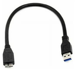 Oneay Draagbare harde schijfkabel met MicroUSB 3.0 B-interface, geschikt voor externe harde schijven van 2,5 inch met een capaciteit van 4 TB of minder, voor snelle lees- en overdrachtssnelheden. — thumbnail 1