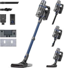 YOR® Steelstofzuiger met snoer - Steelstofzuiger - Stofzuiger - Blauw - 20cm x 34cm x 34cm — thumbnail 1