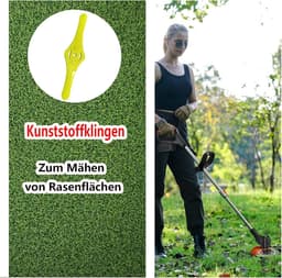 Reservemesjes Grasmaaier - Snijbladen Set - Gazon Onderhoud - Verhoogt Efficiëntie - 14 Stuks - Metaal — thumbnail 5