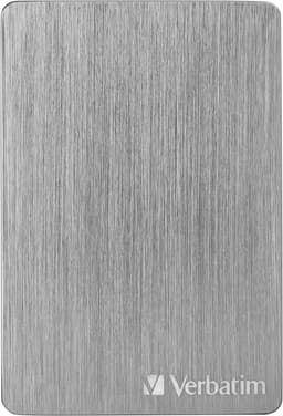 Externe Harde Schijf - Draagbare Opslag - Bestanden Opslaan - Slank Aluminium Design - 1 TB - Zilver — thumbnail 1