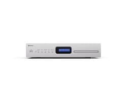 Auna Art22 CD-speler HiFi met slot-in station, USB-ingang, CD-MP3-weergave, Afstandsbediening, Optische & coaxiale uitgangen – 3W geluidskwaliteit – Zilver