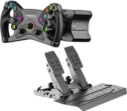 MOZA R9 V3 Wheel Base + KS Steering Wheel + SR-P2 Pedals - 9 Nm Direct Drive Sim Racing Bundle - PC — thumbnail 1