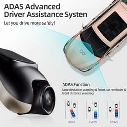 Mosh Stories Dashcam Voor en Achter – Dual Auto Camera met HD Opname - Nachtzicht en Loop Recording - Compacte Auto DVR - 64 GB — thumbnail 4