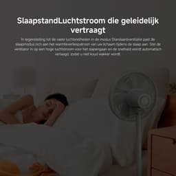 Xiaomi Standing Fan 2 Lite | Staande ventilator | 38W | Slimme app bediening | 7 bladen | Stil ontwerp | Spraakbediening — thumbnail 5
