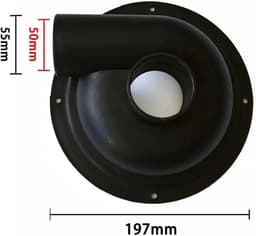 Stofafscheider Cyclone - Houtbewerking Spaanplaat - Stof Vangen - Efficiënte Scheiding - One Size - Wit — thumbnail 3