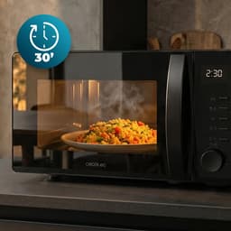 Digitale Magnetron - Compacte Oven - Snelle Maaltijden - 3DWave Technologie - 20 Liter - Zwart — thumbnail 2