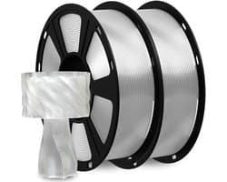 PLA Filament - 3D Print Materiaal - Objecten Printen - Transparant Uiterlijk - 2 Kilogram - Transparant