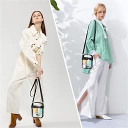Duidelijke Crossbody Tas voor Evenementen, Geschikt voor Stadion, Verstelbare Schouderriem, Ideaal voor Concerten en Sportactiviteiten — thumbnail 5