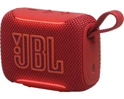 JBL Go 5 - Draadloze Bluetooth Mini Speaker – Voor Onderweg en Thuis – Sfeerverlichting - Draadloos Muziek Box – Boxje - 10 uur - IP68 - Waterdicht - Rood
