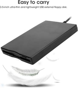 Externe Floppy Drive - 3.5 Inch Lezer - Oude Disks Lezen - Plug and Play - 3.5 Inch - Zwart — thumbnail 5
