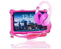 RONN® Kindertablet Deplay - Kinder Tablet Deplay - Kindertablet Deplay Pro - Roze - 23cm x 13cm x 1cm
