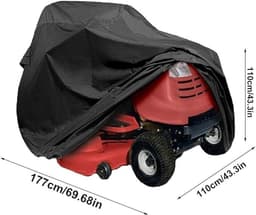 Dailygoods- Grasmaaierhoes XL - 210D Oxford-stof - Weerbestendig - UV-bescherming - Robuuste Buitenopslag - Eenvoudig schoonmaken - Tuinmachinehoes — thumbnail 5