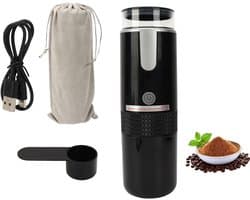 Draagbare Elektrische Espressomaker - Mini Handmatige Koffiemaker met Oplaadbare 1200mAh Batterij voor Reizen en Kamperen
