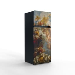 NUNKI MEDIUM-FVERS / Dubbel-Deurs Koelkast, E Klasse, 206l, Versailles, Satin (FRONT only) — thumbnail 4