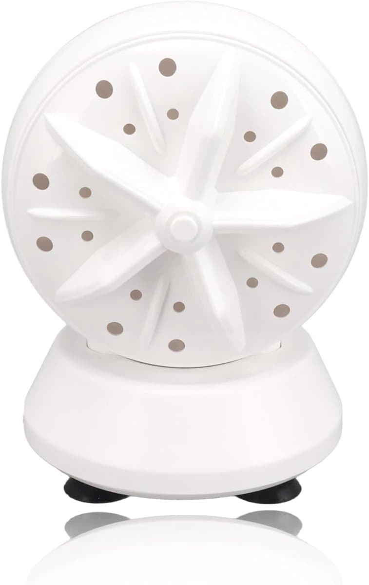 Mini Wasmachine voor Thuisgebruik met Dubbele Turbine, 4 Instelbare Modi en Efficiënte Reiniging voor Emmer, Wasbak en Handwas — afbeelding 1