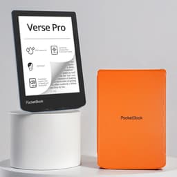 PocketBook Verse Pro Azure e-reader – Inclusief Oranje Hoesje (shell cover) – Voordeelbundel — thumbnail 1