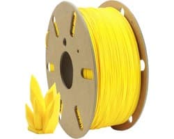 3D Printfilament PLA - Gerecycled Materiaal - Duurzaam Printen - Gemaakt van Afval - 175 mm 1 kg - Geel