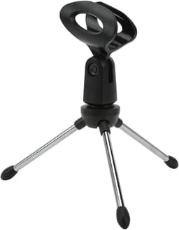 Verstelbare Microfoonstandaard voor Bureau, Tripod Microfoonhouder met Afneembare Clip en 5/8-Inch Draad, Ideaal voor Conferenties en Live-uitzendingen — thumbnail 1