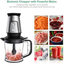 Multifunctionele Keukenmachine - 3-in-1 - Foodprocessor - Blender - 700W - Smoothie Maker - Hakmolen - Droogmolen - Roestvrij Staal - BPA-vrije Fles - 24.000 RPM — thumbnail 3