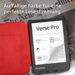PocketBook Verse Pro Azure e-reader – Inclusief Rood Hoesje (shell cover) – Voordeelbundel — thumbnail 4
