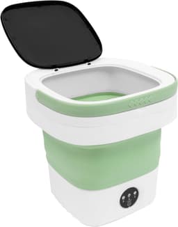 Mini Wasmachine met Centrifuge - Voor Kleine Wasgoed - Meerdere Programma's - kleinewas — thumbnail 1