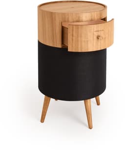 CREAYE - Luidsprekertafel met subwoofer, bluetooth, draadloos opladen en opberglade - SPEAKER TABLE BASS — thumbnail 3