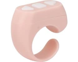 Bluetooth Pagina Turner - Afstandsbediening Ring - Boeken Lezen - Ergonomisch Ontwerp - 10m Bereik - Roze
