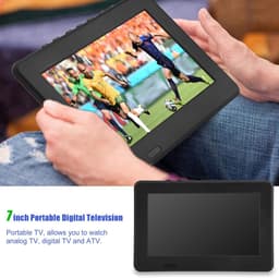 Store_7 - 7 Inch Portable TV - Digital TV - Draagbaar - 1080P - LCD - Geschikt voor slaapkamer, keuken, caravan en auto — thumbnail 2