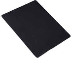 Aluminium en Metaal Muismat - Dun en Hard - Waterproof Dubbelzijdige Muismat voor Laptop, Computer en PC - 220 x 180 x 2 mm - Zwart