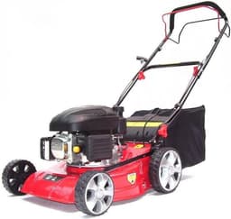 Benzine grasmaaier - Motor maaier - Gazon onderhoud - Zelfaandrijving met Big Wheeler - 41 cm snijbreedte - Rood — thumbnail 2