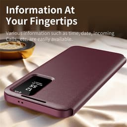 Techsuit - SmartView Series - Samsung Galaxy S26 Ultra - Red — thumbnail 4