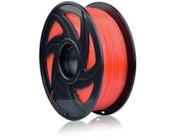 3D Printer Filament - PETG Draad - 3D Prints Maken - Hoge Slagvastheid - 1kg - Transparant Rood