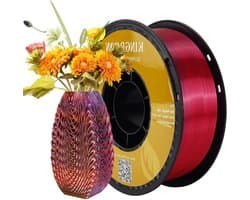 PLA 3D-printerfilament - Polymelkzuur Draad - 3D Modellen Printen - Zijde Glans - 1.75 mm 1 kg - Rood Goud Blauw