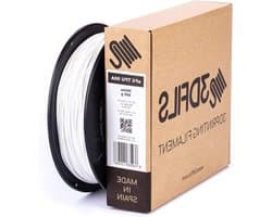 Flexibel TPU Filament - 3D Print Draad - 3D Printen - Shore 90A Hardheid - 1.75 mm 1 kg - Wit