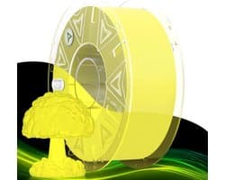 3D-printerfilament - PLA filament - 3D-printen - Oplichtend in donker - 1 kg - Geel